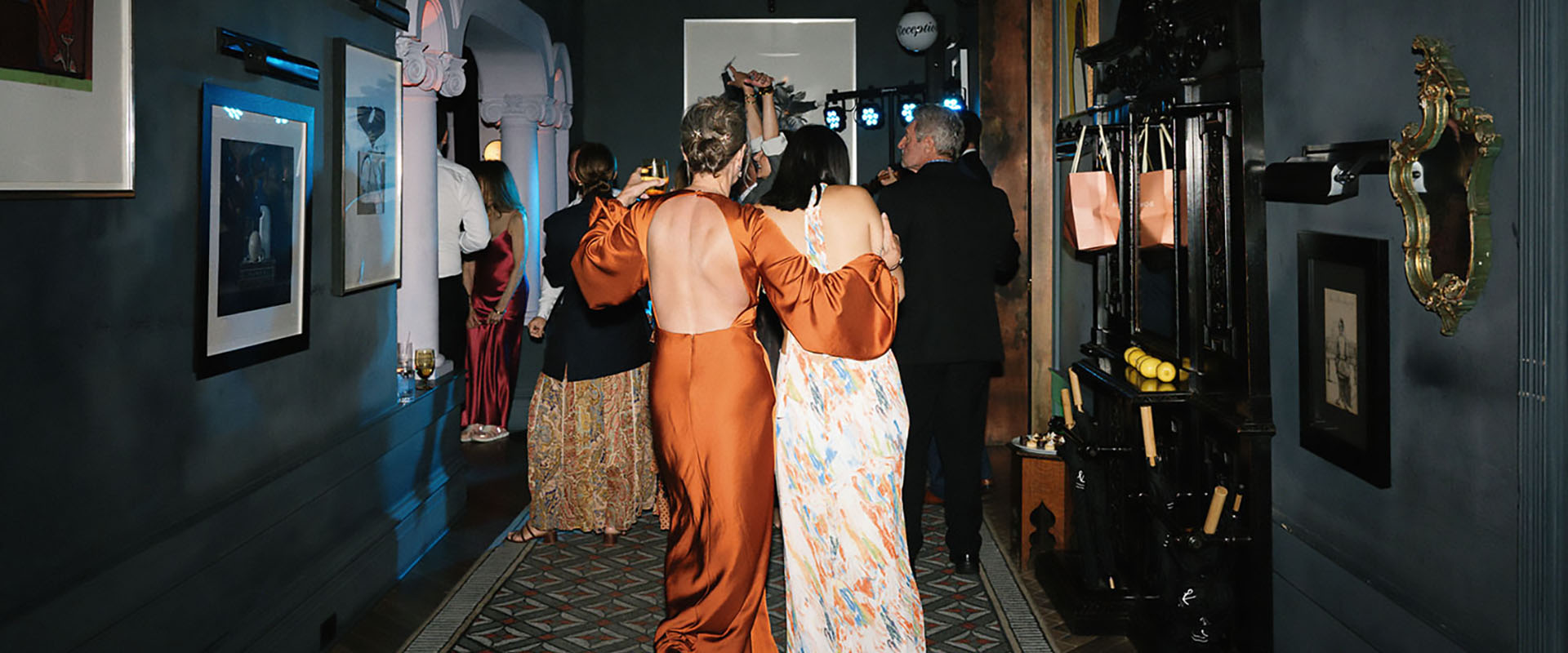 Wedding guests at the The Madrona Hotel in Healdsburg